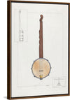 "Plantation Banjo (ca.1937)", Floyd R. Sharp