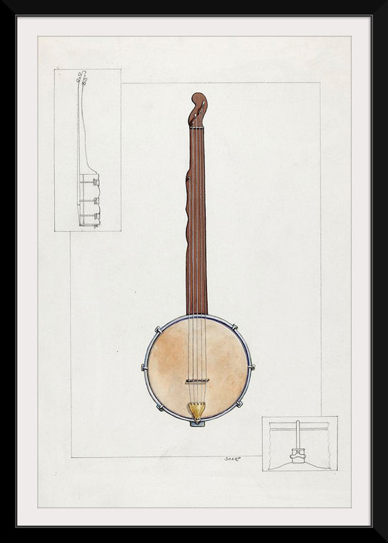 "Plantation Banjo (ca.1937)", Floyd R. Sharp