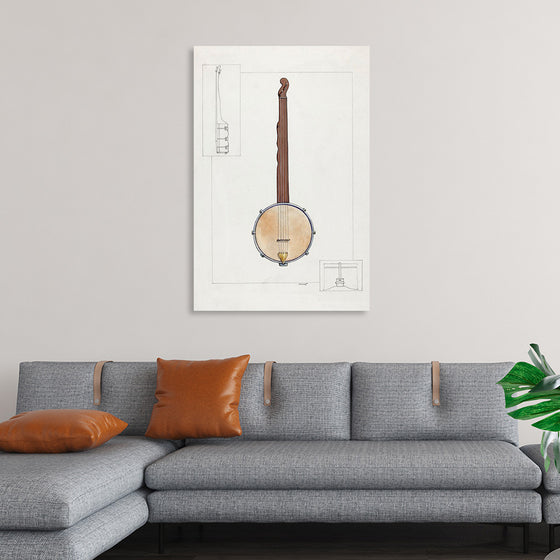 "Plantation Banjo (ca.1937)", Floyd R. Sharp