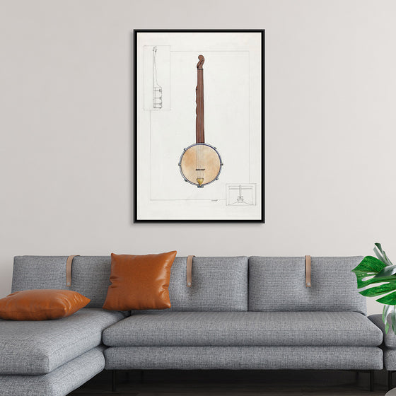 "Plantation Banjo (ca.1937)", Floyd R. Sharp