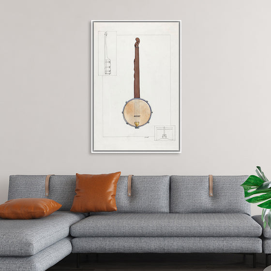 "Plantation Banjo (ca.1937)", Floyd R. Sharp