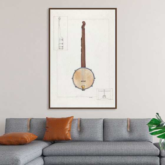 "Plantation Banjo (ca.1937)", Floyd R. Sharp