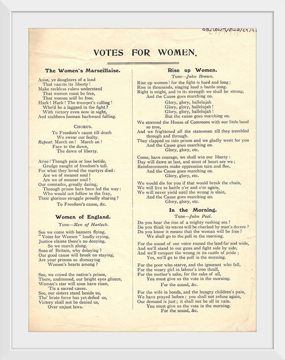 "Votes for Women"