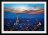 "Eiffel Tower and Paris Cityscape at Night"