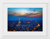 "Eiffel Tower and Paris Cityscape at Night"