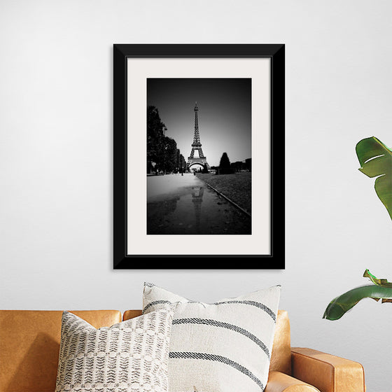 "The Eiffel Tower in Black and White"