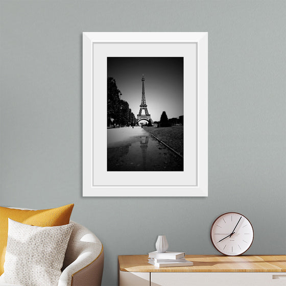 "The Eiffel Tower in Black and White"