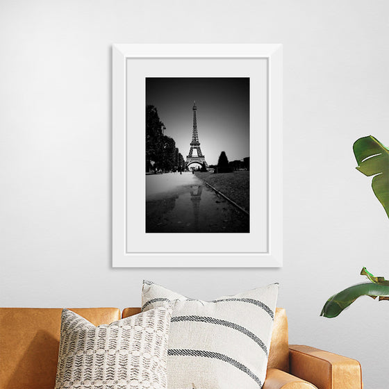 "The Eiffel Tower in Black and White"