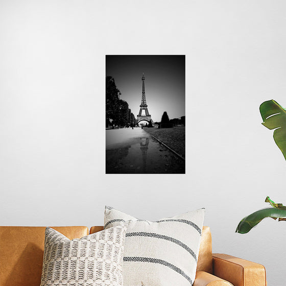 "The Eiffel Tower in Black and White"