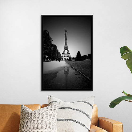 "The Eiffel Tower in Black and White"