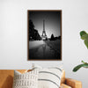 "The Eiffel Tower in Black and White"