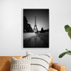 "The Eiffel Tower in Black and White"