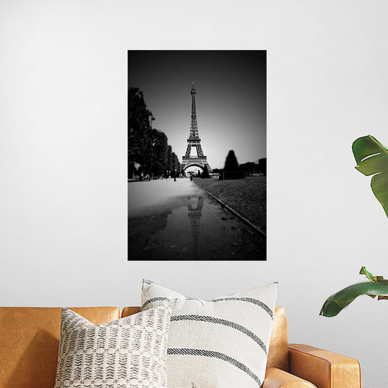 "The Eiffel Tower in Black and White"