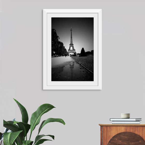 "The Eiffel Tower in Black and White"