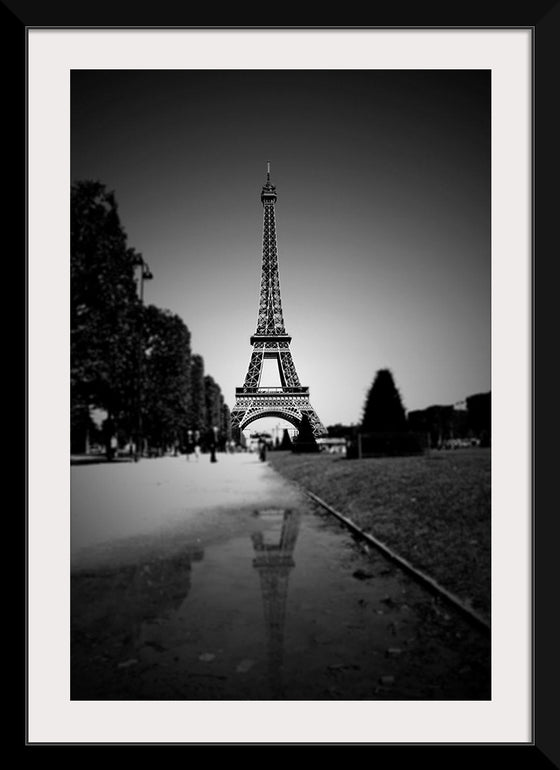 "The Eiffel Tower in Black and White"