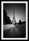 "The Eiffel Tower in Black and White"