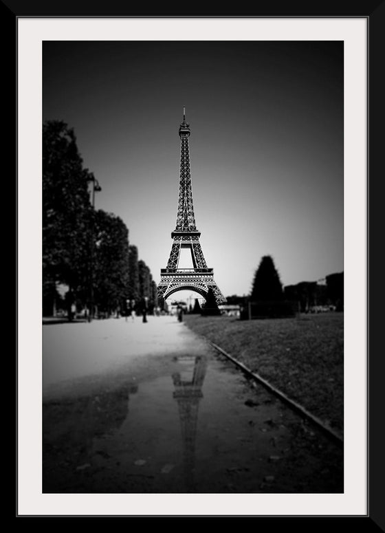 "The Eiffel Tower in Black and White"