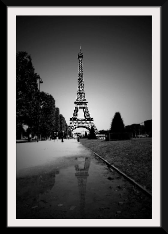 "The Eiffel Tower in Black and White"