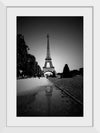 "The Eiffel Tower in Black and White"