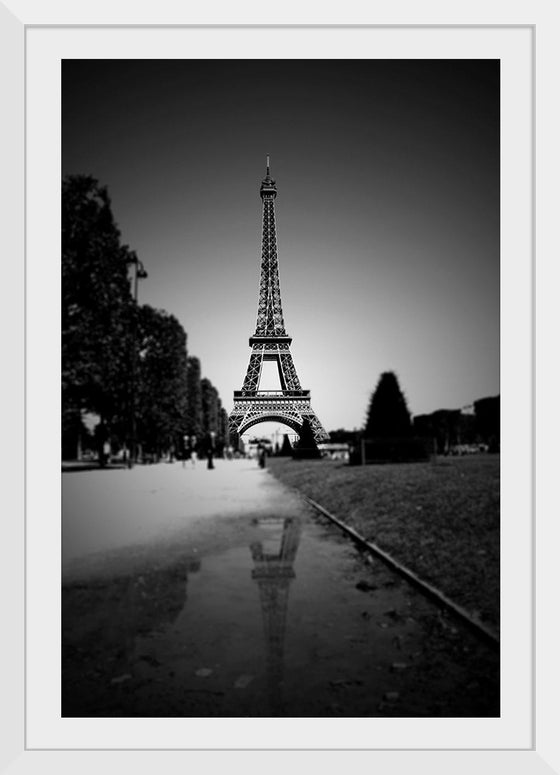 "The Eiffel Tower in Black and White"