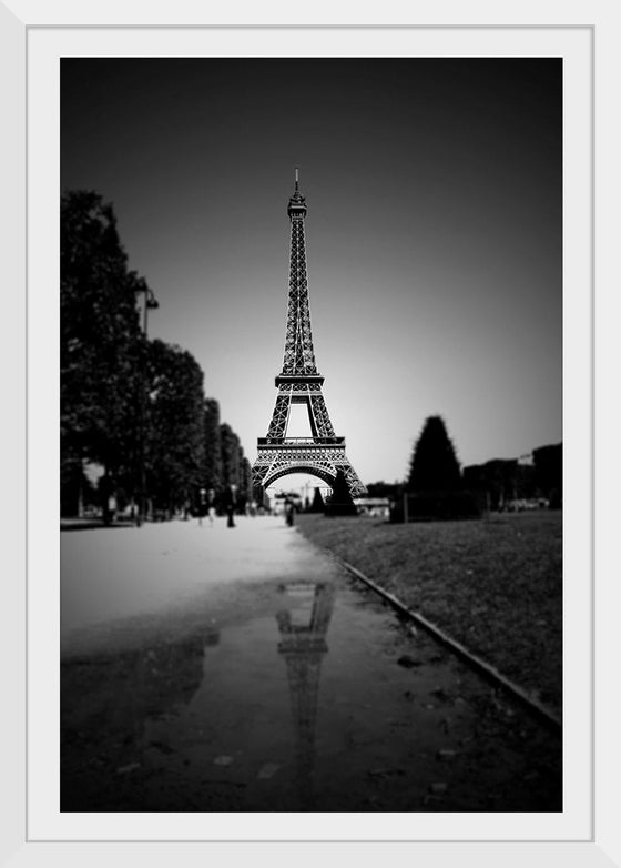 "The Eiffel Tower in Black and White"