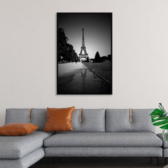 "The Eiffel Tower in Black and White"