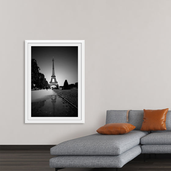 "The Eiffel Tower in Black and White"