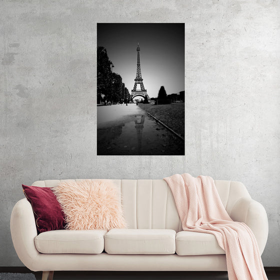 "The Eiffel Tower in Black and White"