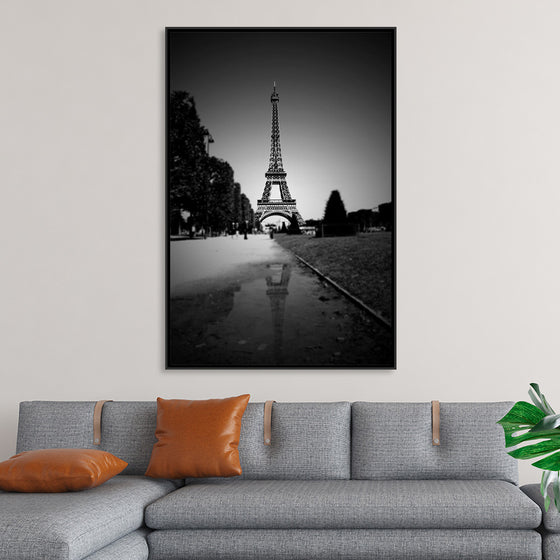 "The Eiffel Tower in Black and White"