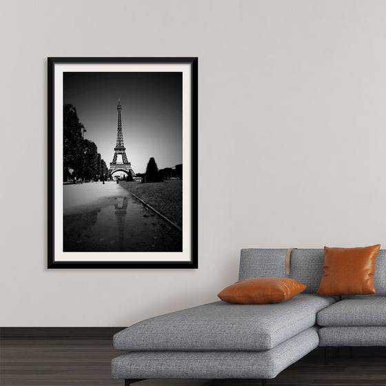 "The Eiffel Tower in Black and White"