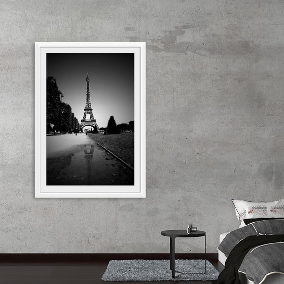 "The Eiffel Tower in Black and White"