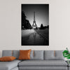 "The Eiffel Tower in Black and White"