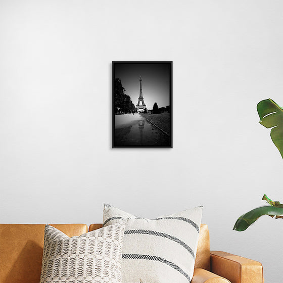 "The Eiffel Tower in Black and White"