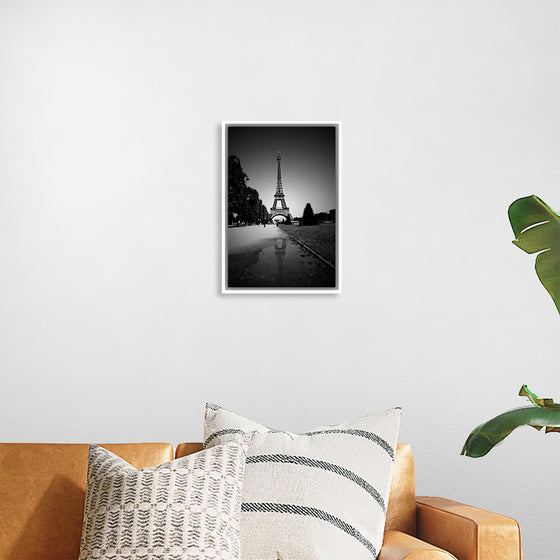 "The Eiffel Tower in Black and White"