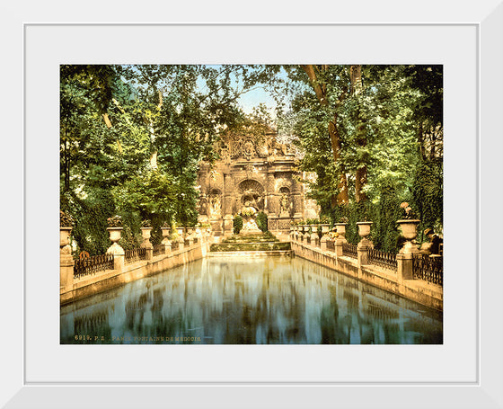 "Luxembourg Gardens, the Medici fountains, Paris, France, ca. 1890-1900"