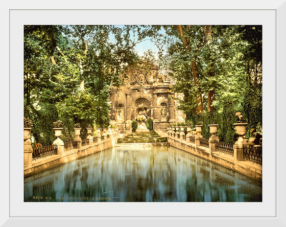 "Luxembourg Gardens, the Medici fountains, Paris, France, ca. 1890-1900"