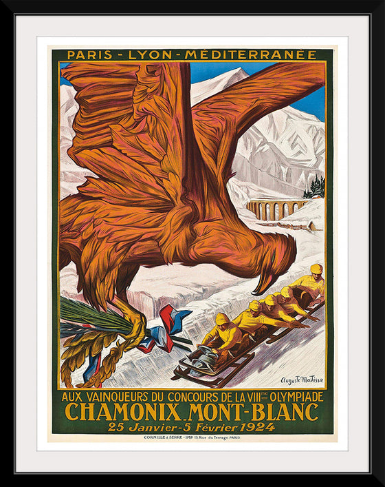 "Chamonix Mont - Blanc", Alphonse Hüppi