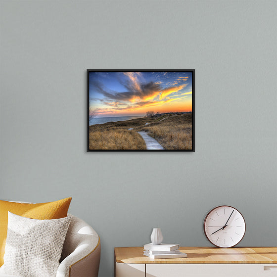 "Colorful Dusk Above The Dunes, Andrae State park"