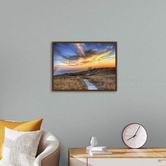 "Colorful Dusk Above The Dunes, Andrae State park"