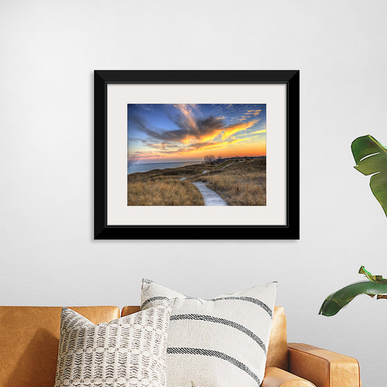 "Colorful Dusk Above The Dunes, Andrae State park"