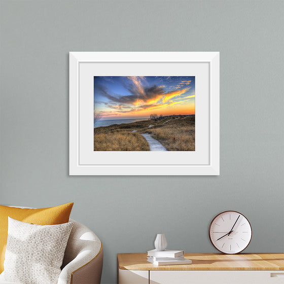 "Colorful Dusk Above The Dunes, Andrae State park"