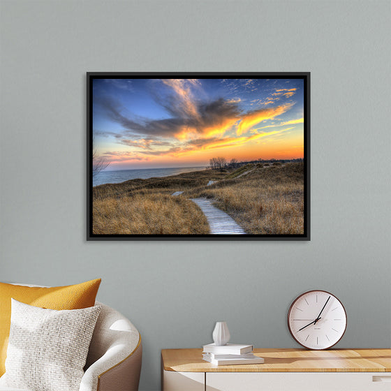 "Colorful Dusk Above The Dunes, Andrae State park"