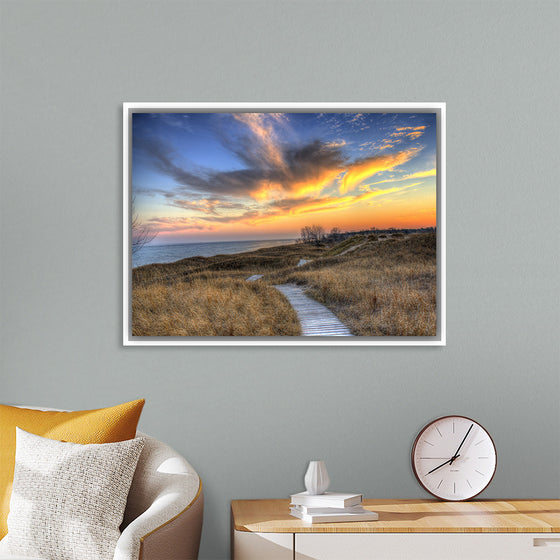 "Colorful Dusk Above The Dunes, Andrae State park"