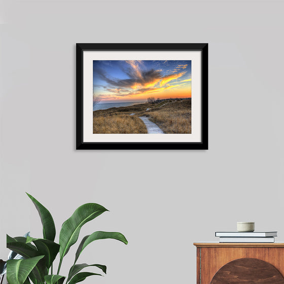 "Colorful Dusk Above The Dunes, Andrae State park"