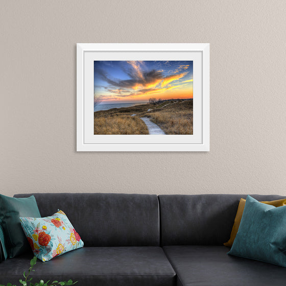 "Colorful Dusk Above The Dunes, Andrae State park"