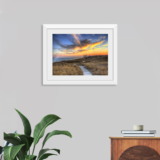 "Colorful Dusk Above The Dunes, Andrae State park"