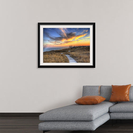 "Colorful Dusk Above The Dunes, Andrae State park"