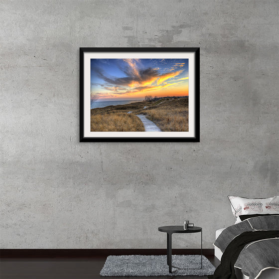 "Colorful Dusk Above The Dunes, Andrae State park"