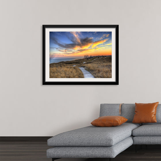 "Colorful Dusk Above The Dunes, Andrae State park"