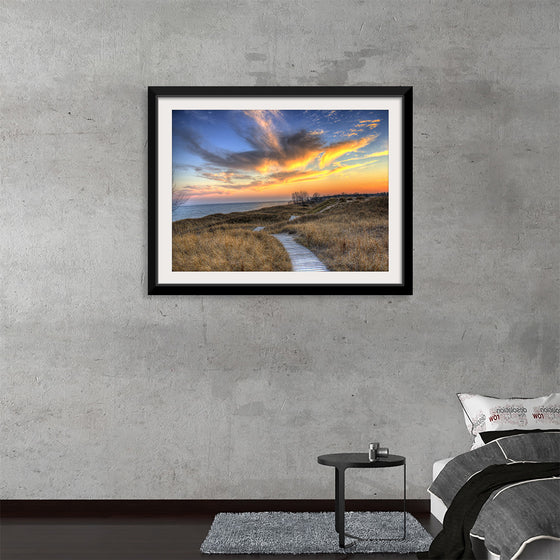 "Colorful Dusk Above The Dunes, Andrae State park"